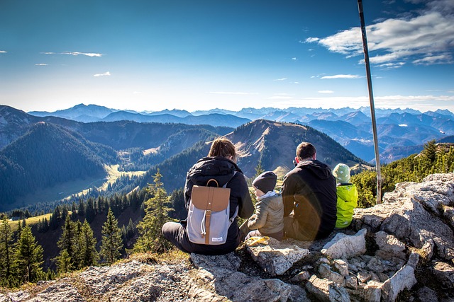 family, hike, travel